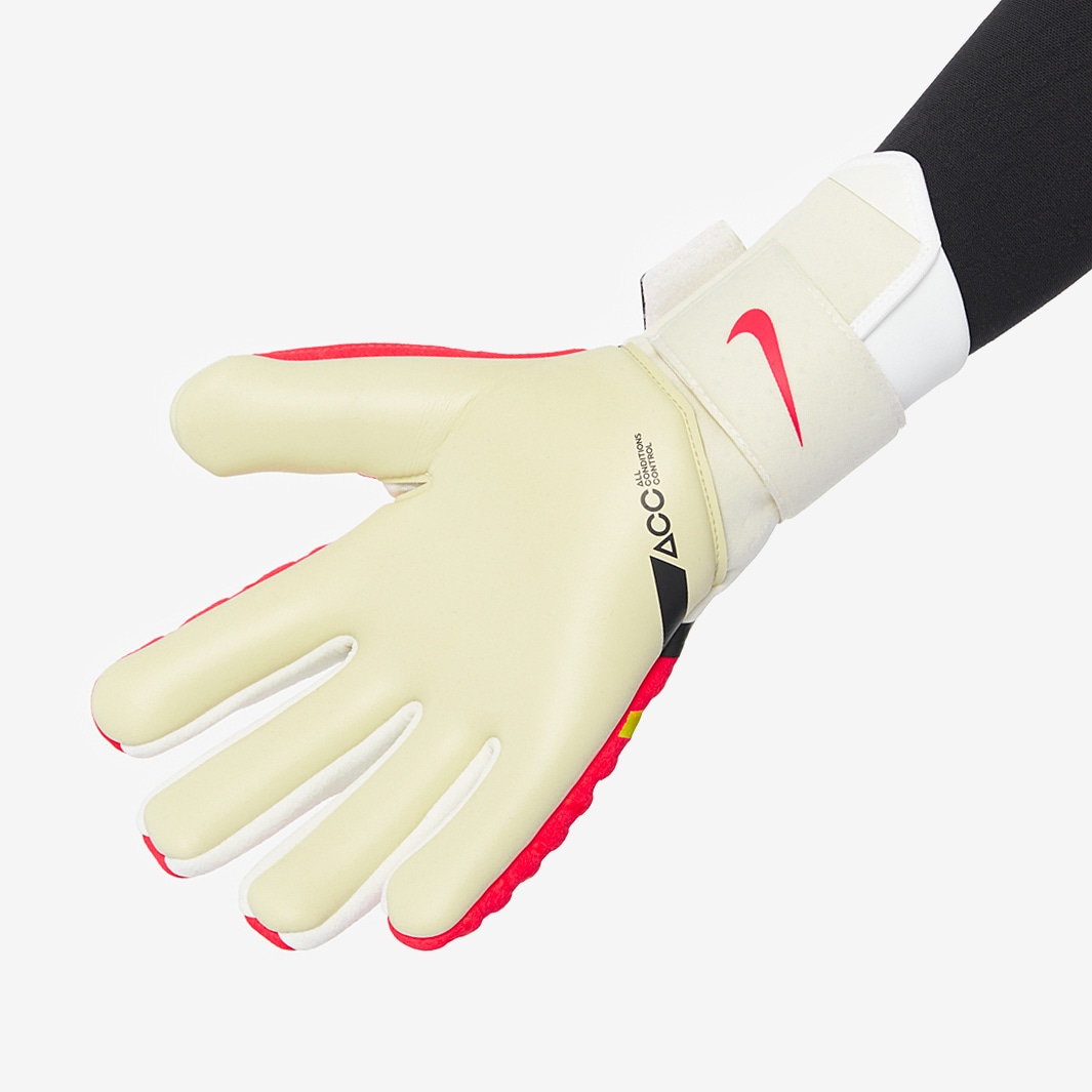 Nike Phantom Elite Goalkeeper Gloves - White/Volt/Crimson CN6724-635 –  Soccer Zone USA