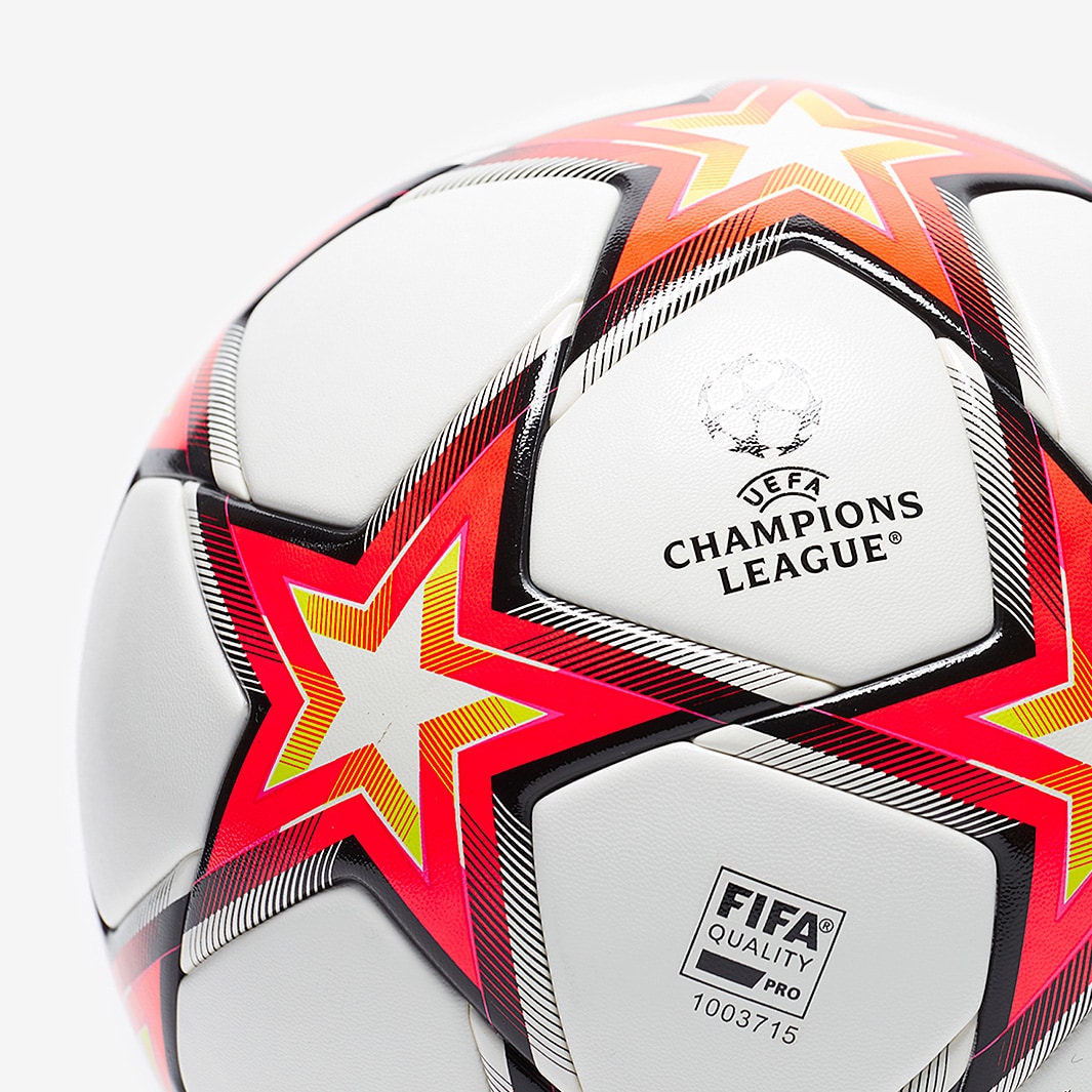 adidas Champions League Competition - White/Solar Red/Solar