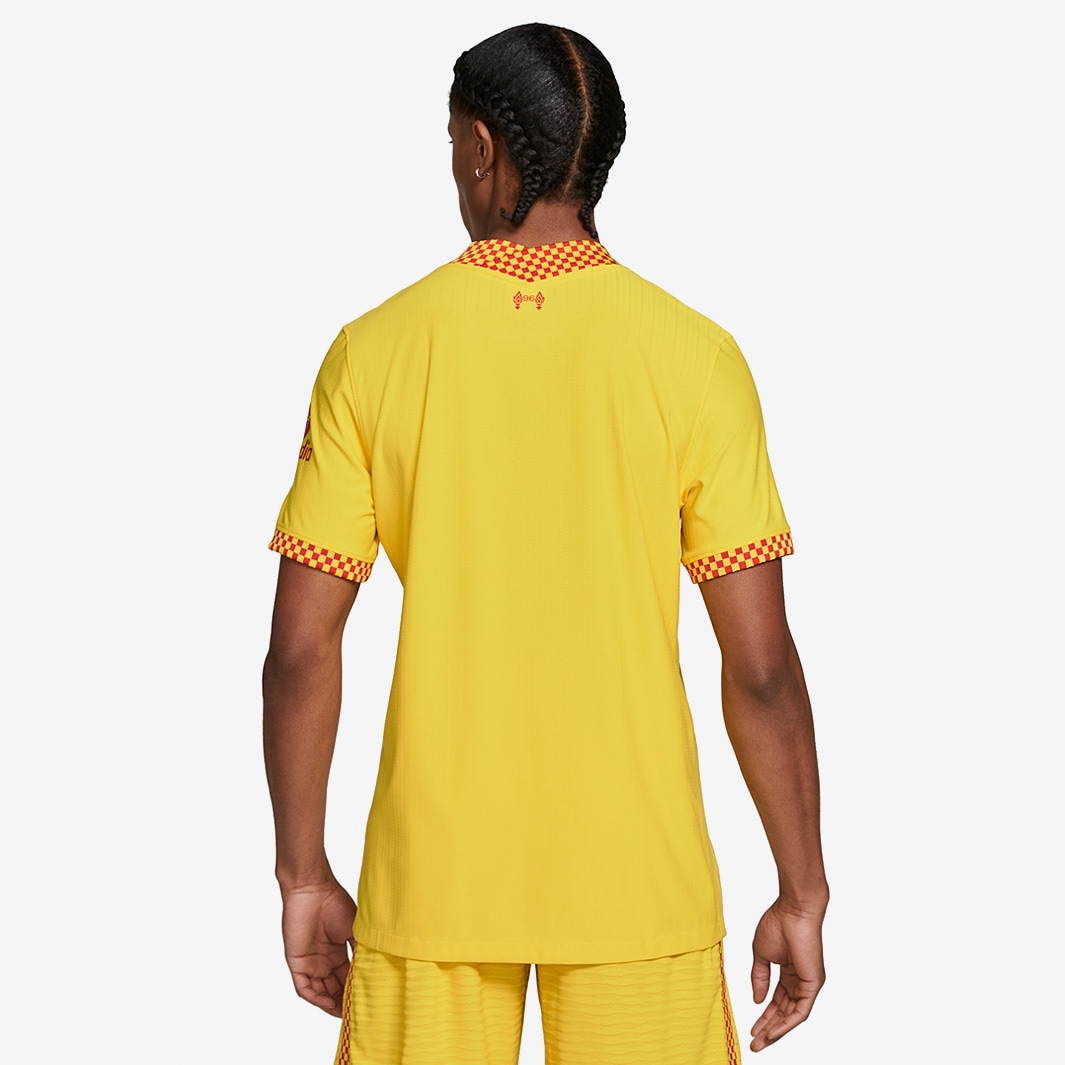 Nike Liverpool 21/22 Third Vapor Match SS Shirt - Chrome Yellow/Rush ...