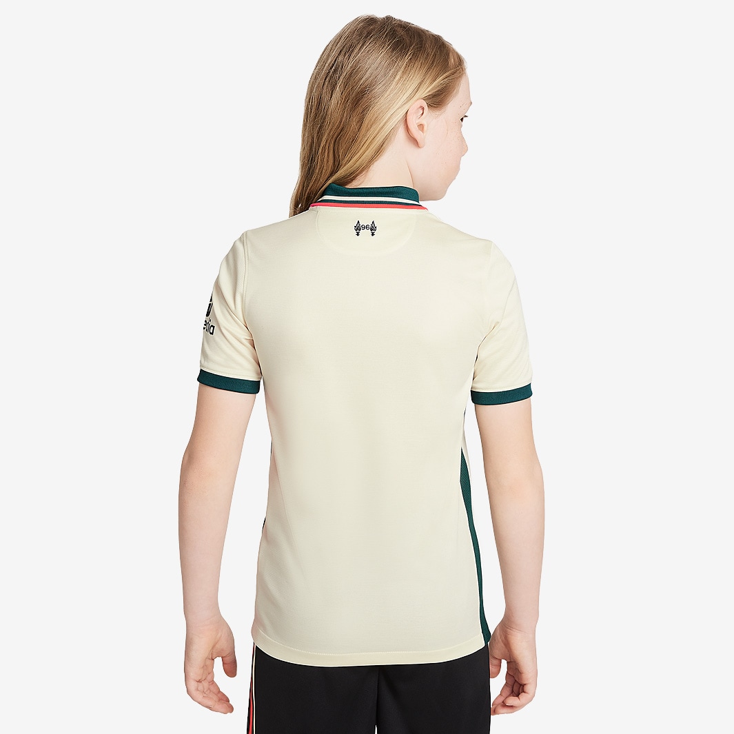 Nike Liverpool 21/22 Kids Away Stadium SS Jersey - Pale