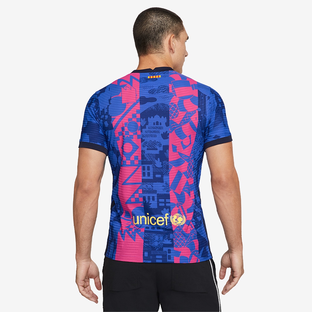 Nike Men's FC Barcelona 20/21 Third Jersey Pink Beam/Black – Azteca Soccer