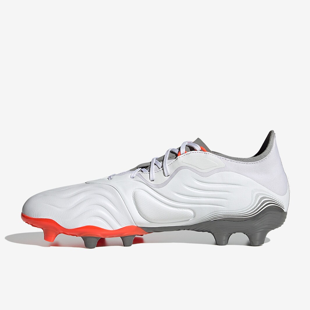 adidas Copa Sense .2 FG - White/Solar Red/Iron Metallic