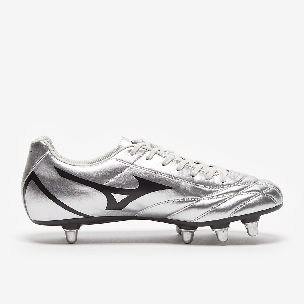 Mizuno Monarcida Neo Rugby Si Silver/Black Mens Boots ProDirect