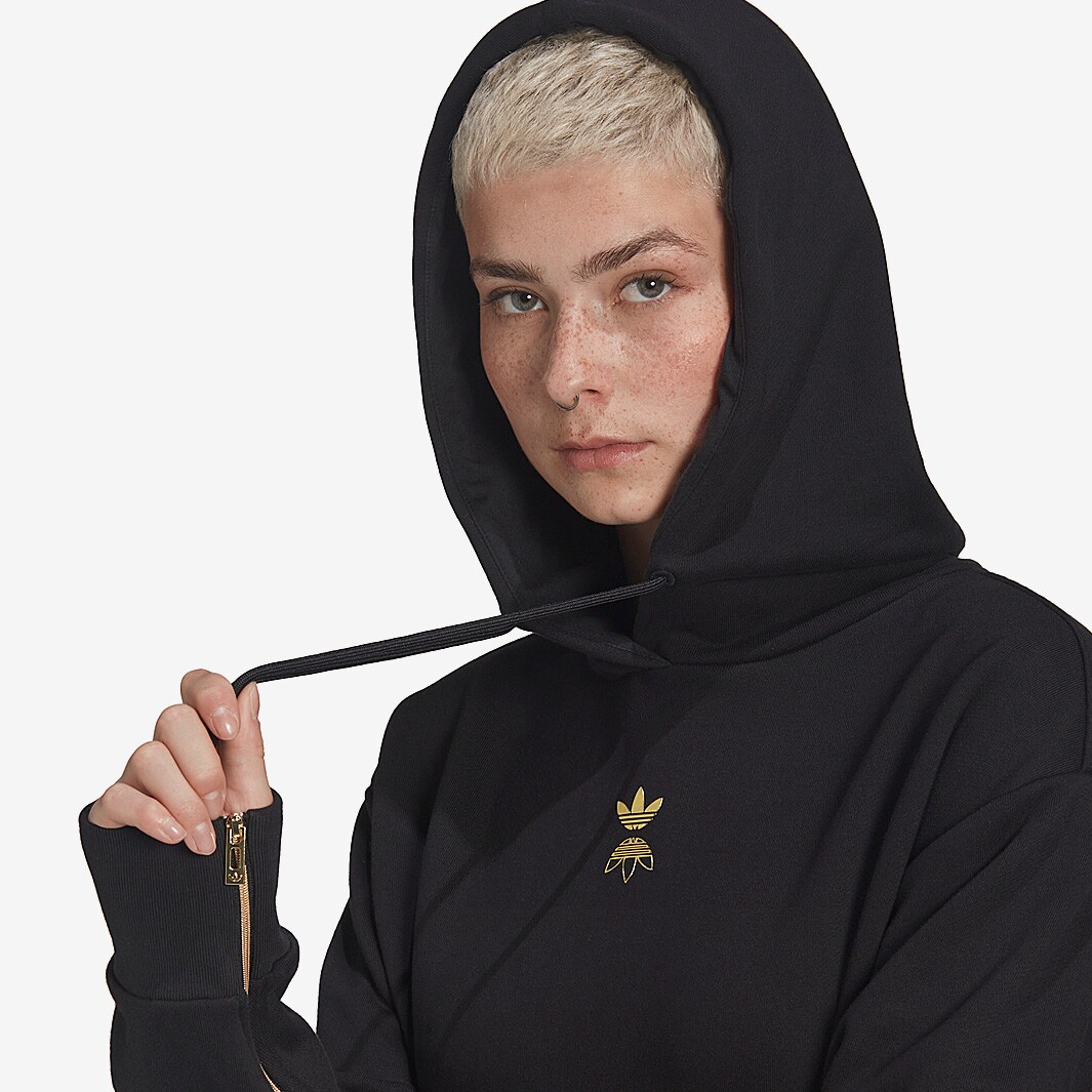 adidas Originals Womens Hoodie Black Tops Womens Clothing