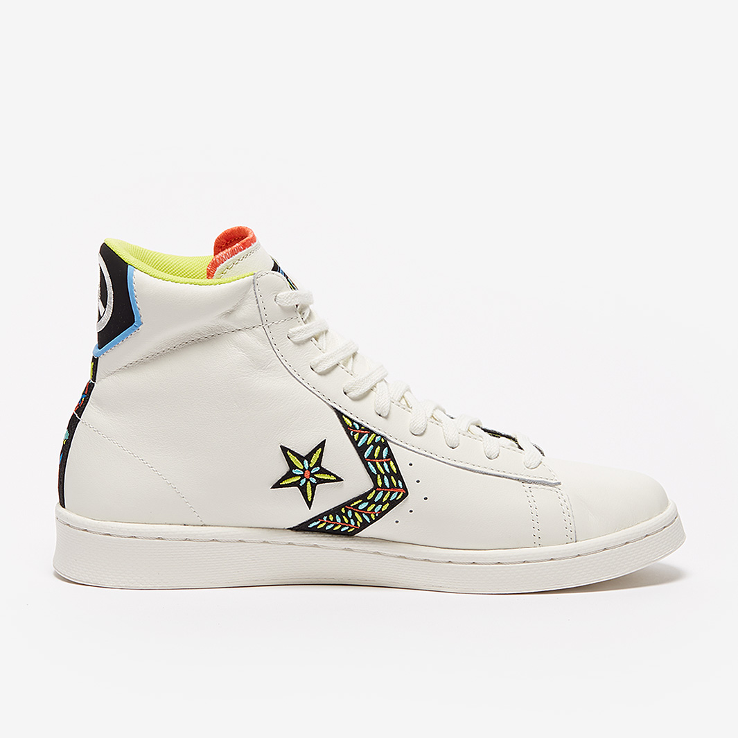Converse Pro Leather Peace & Unity Hi - Vintage White/Black 