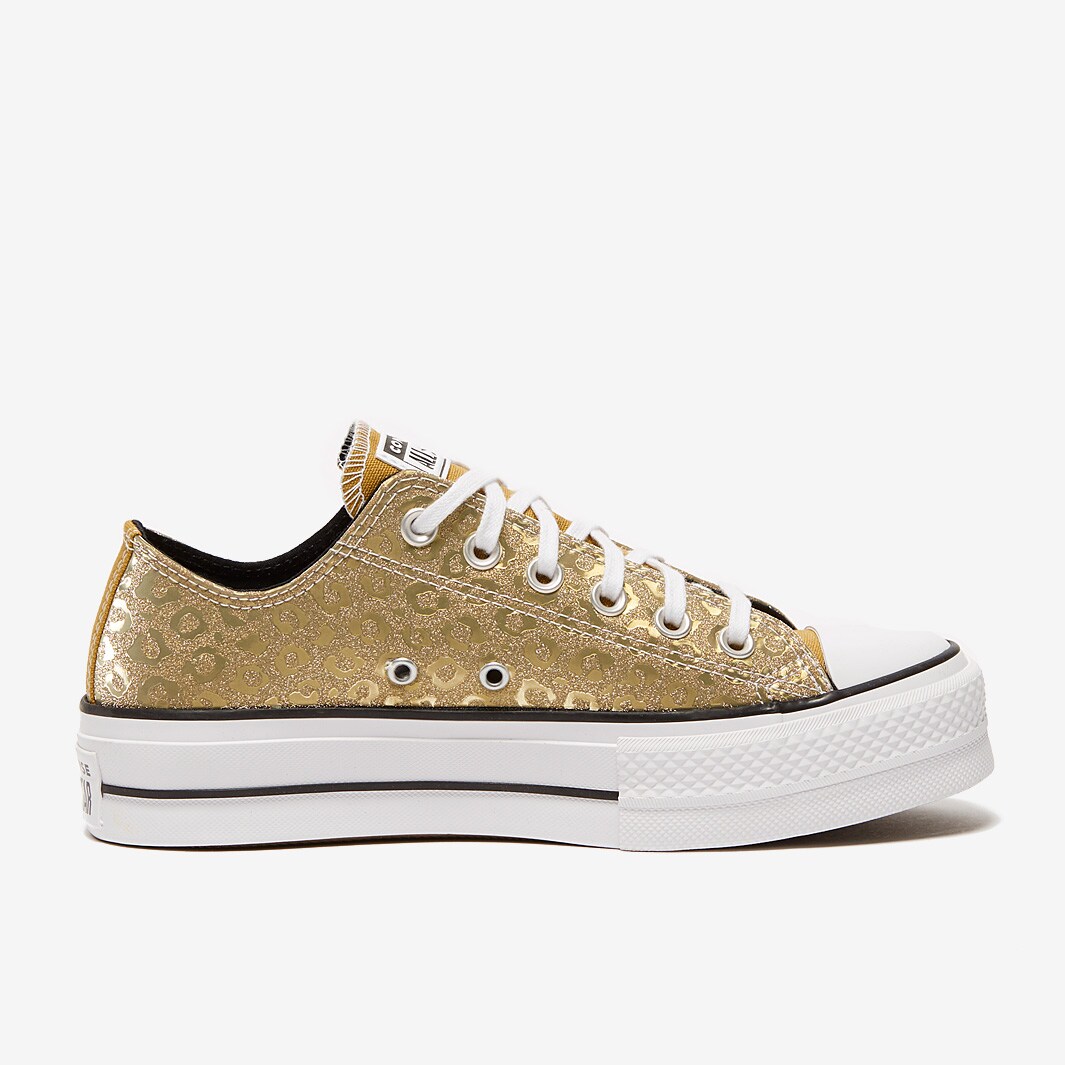 Gold converse ladies sale