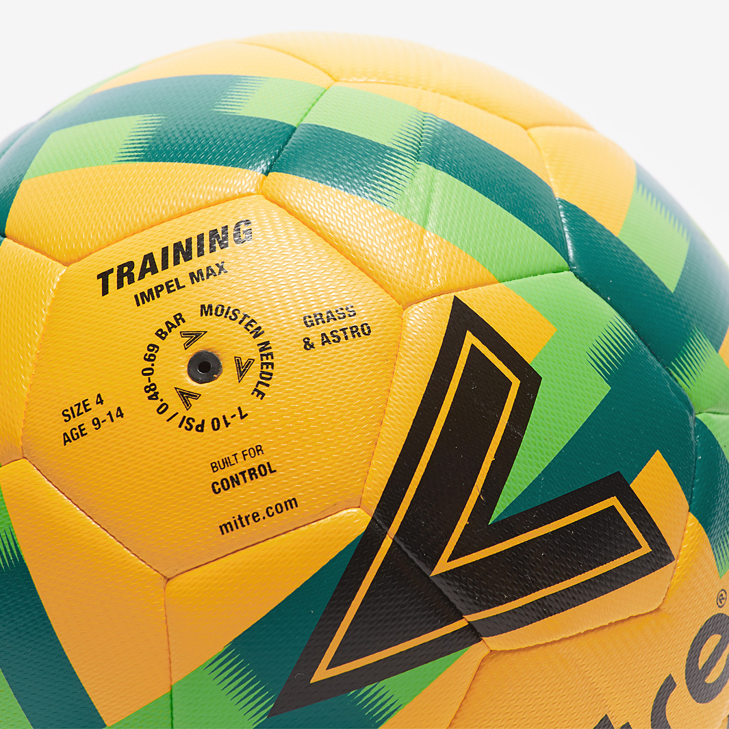 Ballon De Football Mitre Impel Max - Pour Entraînement, Surface Vimini, 30 Panneaux, Tailles 2 à 5 - 2