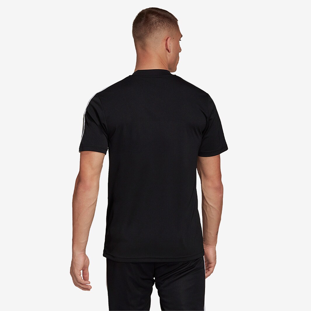 adidas Tiro 22 Essentials Training Shirt - Black/White - Mens Clothing