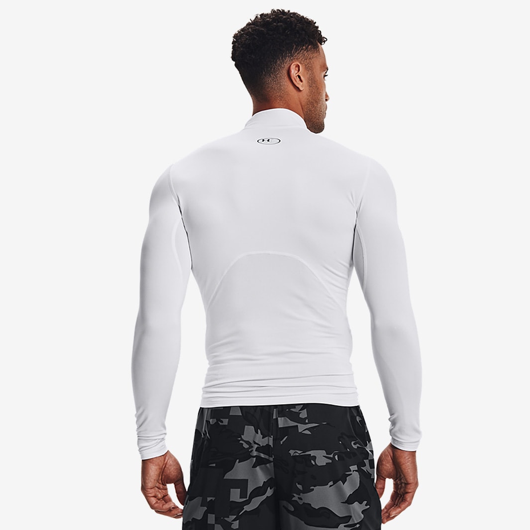 Under Armour Cold Gear Armour Compression Mock White/Black Mens