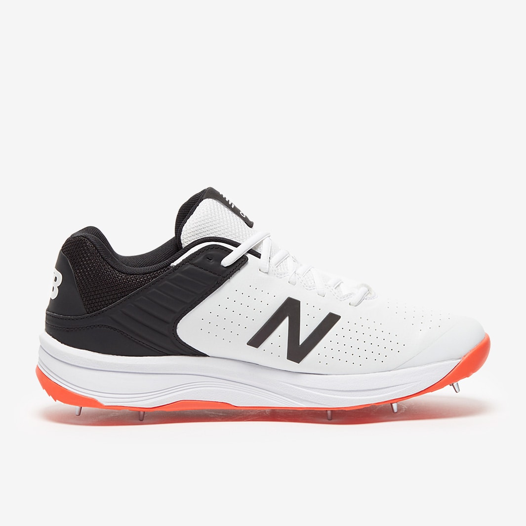 New Balance CK4030 Cricket Shoe White/Black/Red Mens Shoes