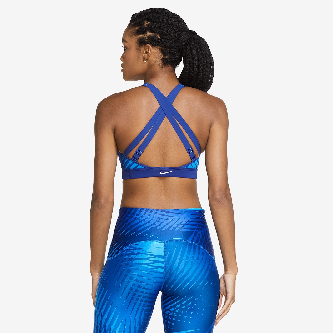 Nike Women's USA Impact Strappy Sports Bra Blue CW1290 406 Size