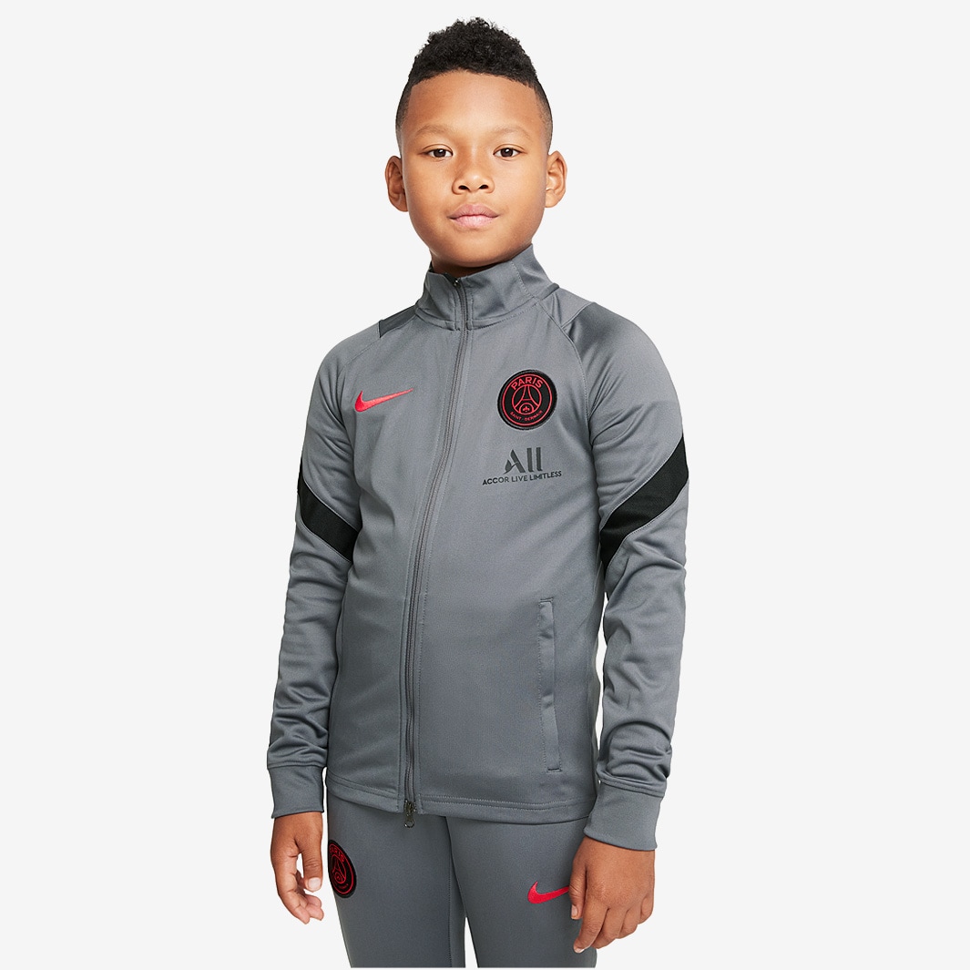 Nike Paris-Saint Germain 21/22 Kids Dri-FIT Strike Tracksuit - Dark ...