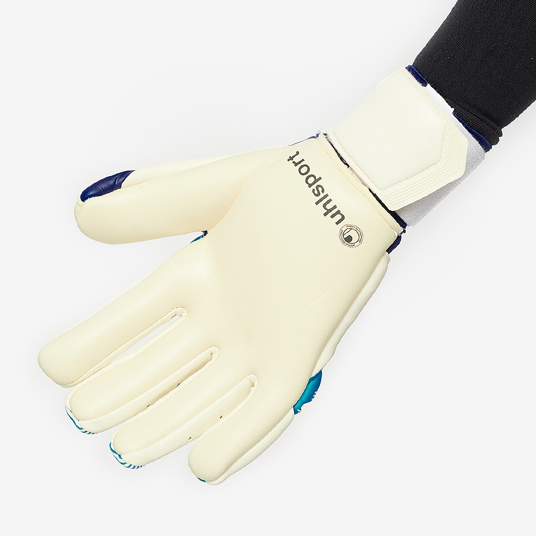 Uhlsport Keepershandschoenen Prediction Supersoft HN - Navy/Wit/Fluo Yellow