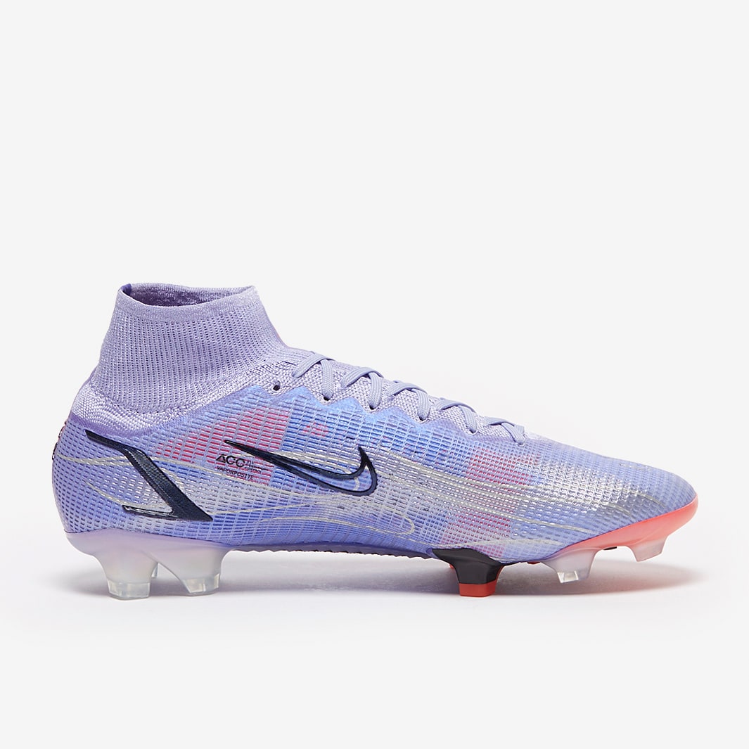 Free Shipping Nike Mercurial Vapor 14 Elite FG Kylian Mbappe Flames - Light  Thistle/Metallic Silver