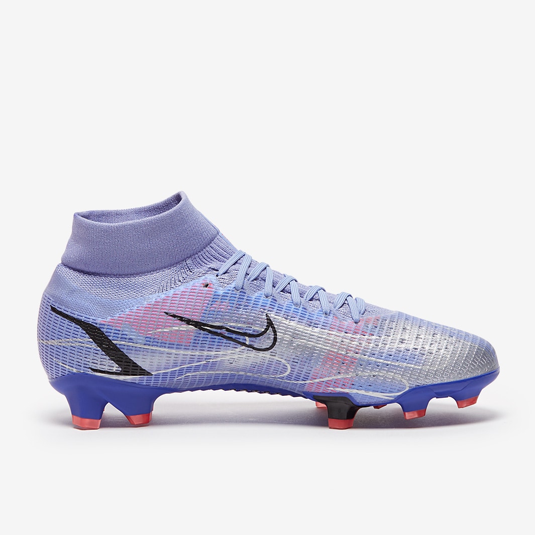 Nike Mercurial Vapor 14 Elite AG PRO Cleat Mbappe Light Thistle Silver