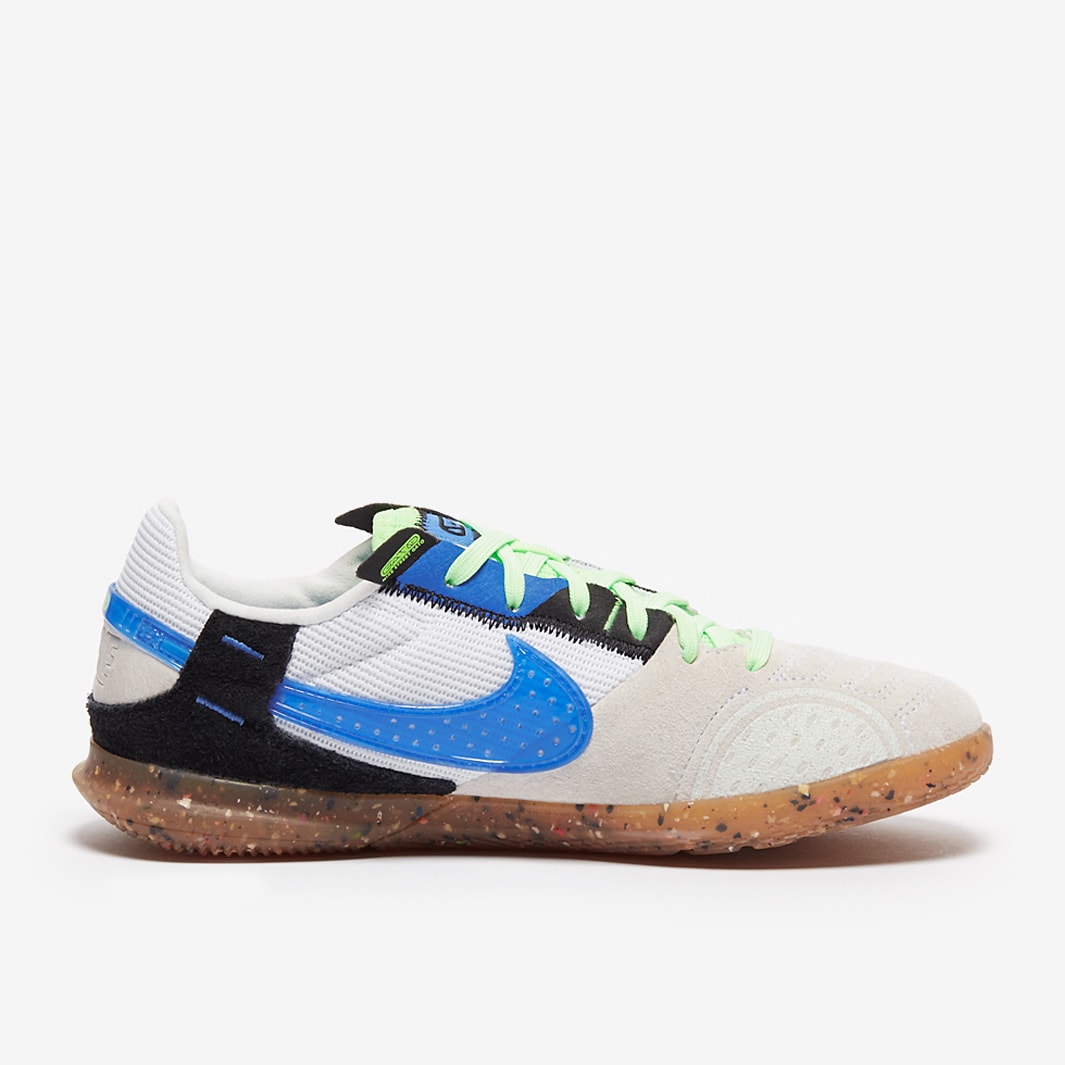 Nike Kids StreetGato - White/Light Photo Blue/Black/Lime