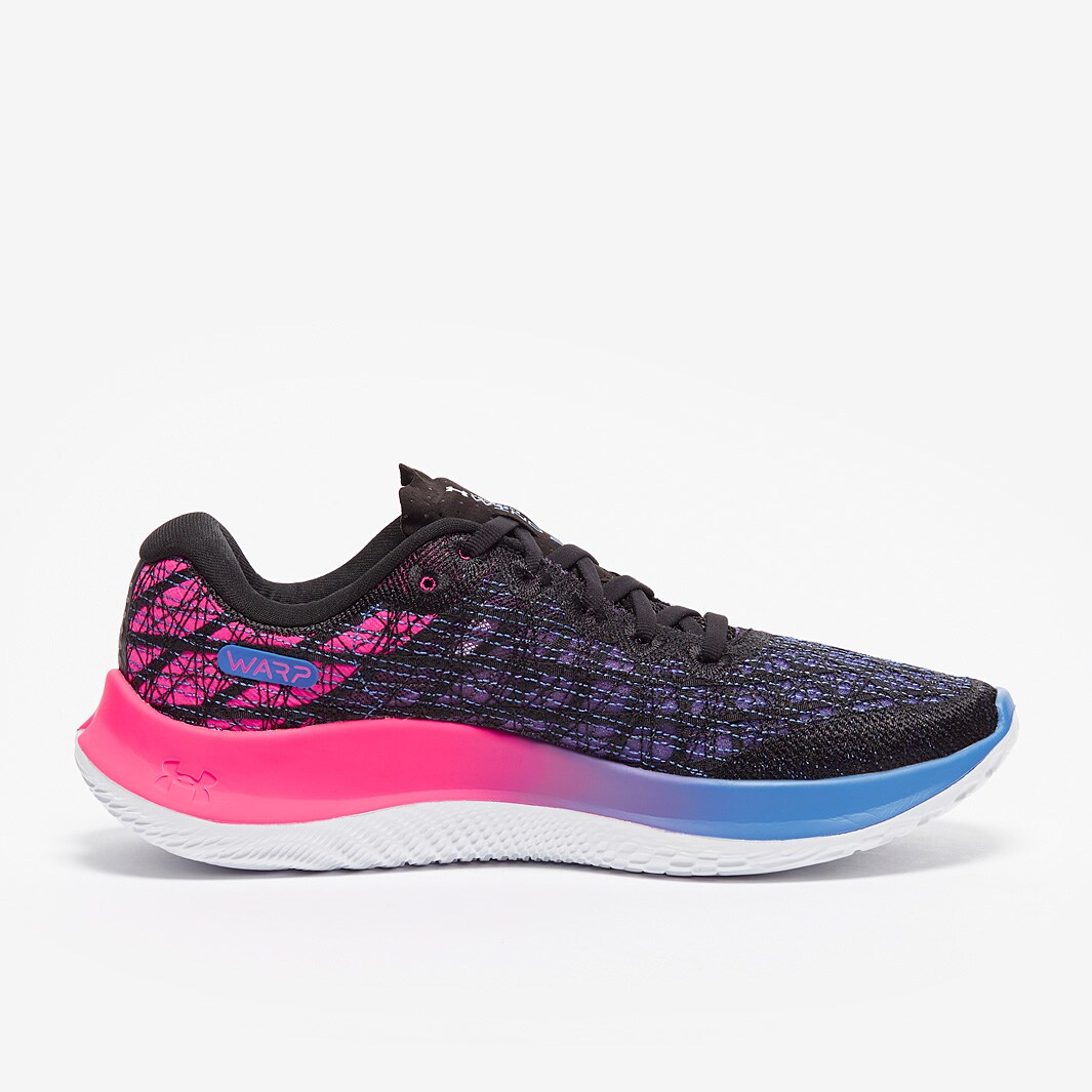 Under Armour Womens FLOW Velociti Wind 2 - Black/Electro Pink/White ...