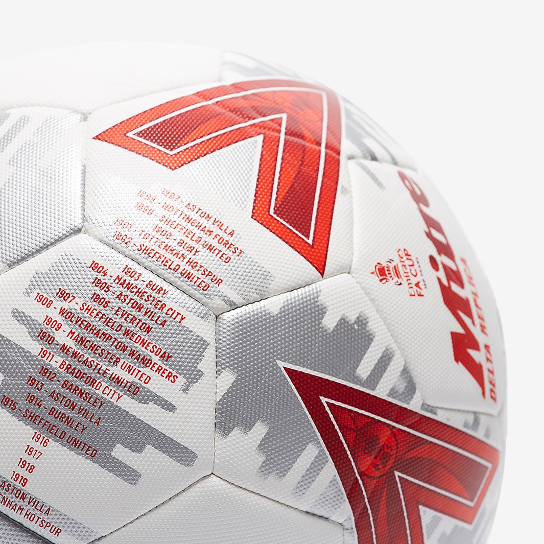 Mitre FA Cup 150 Year Replica Weiß/Rot Fußbälle ProDirect Soccer