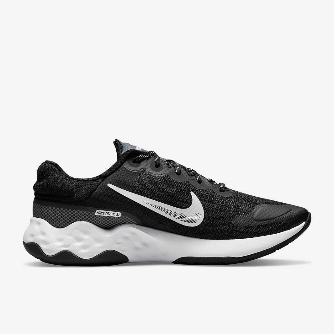 Nike Renew Ride 3 - Black/White-Dk Smoke Grey-Smoke Grey - Mens Shoes