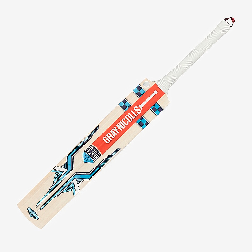 GrayNicolls Alpha Gen Players 1.1 Cricket Bat Blue/White Cricket