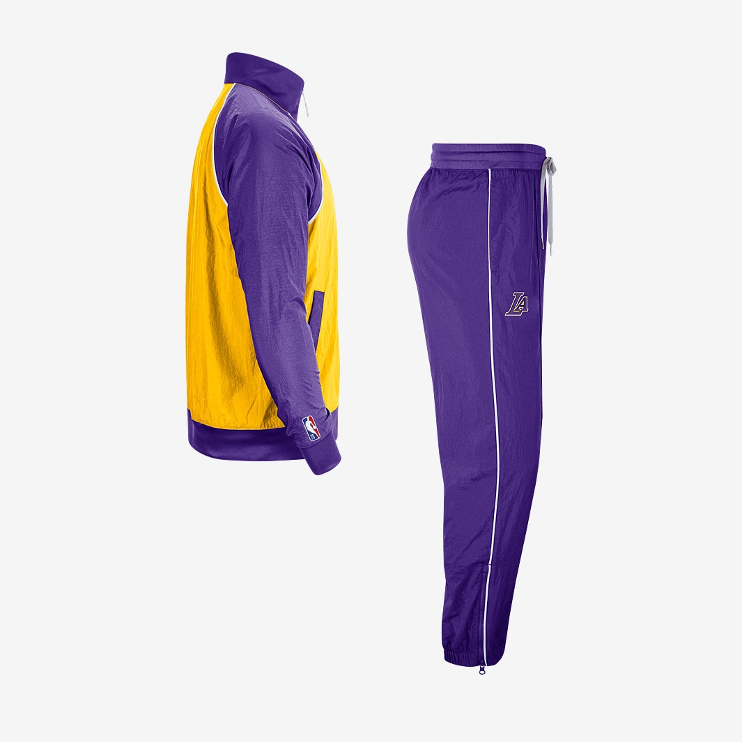 Nike NBA Los Angeles Lakers Courtside Tracksuit - Amarillo/Field Purple