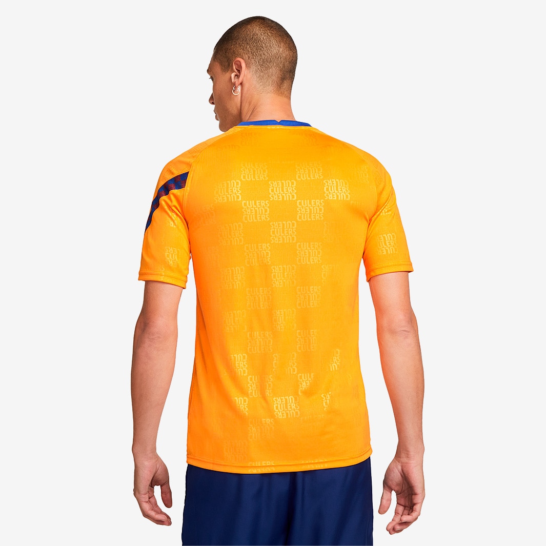 Nike Barcelona Football jacket Track Top Soccer Orange Train