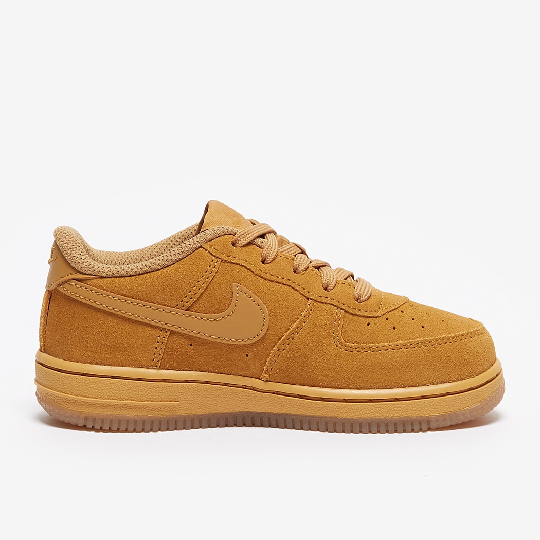 Nike Big Boys and Girls Air Force 1 High LV8 3 5.5 Big Kid Wheat/Gum Light  Brown/Wheat 