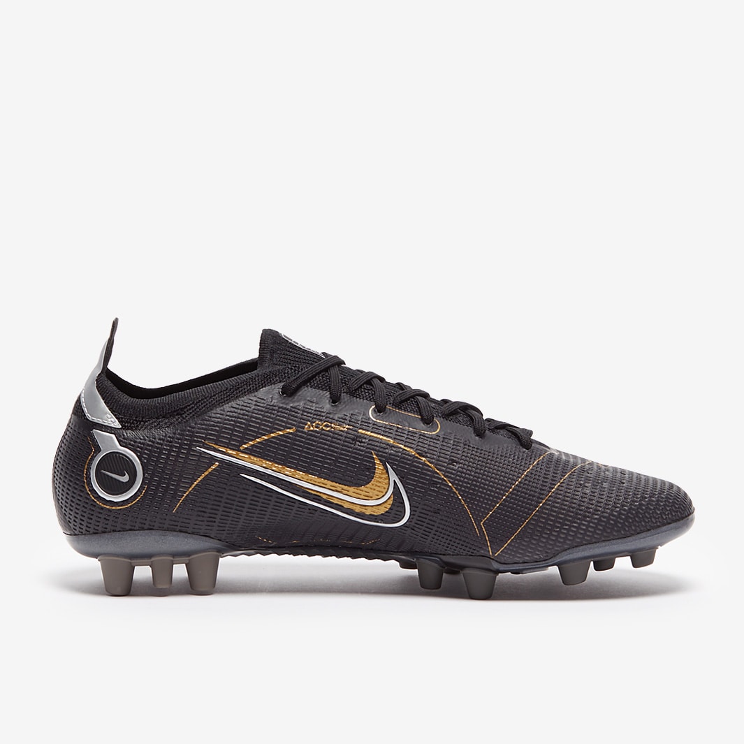 Botas Mercurial Negro Con Dorado Nike Tiempo Legend Academy SG-PRO AC