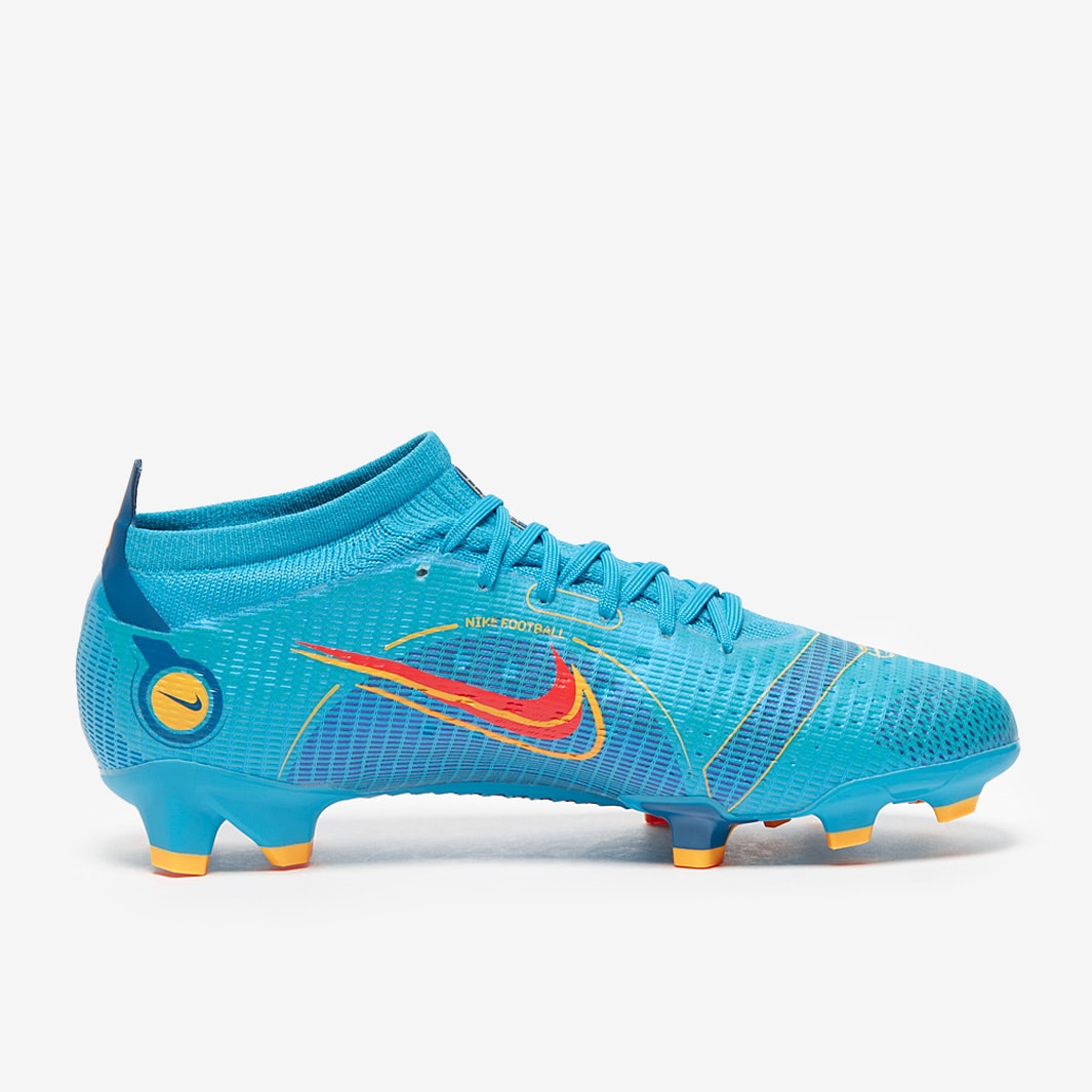 Football Boots Nike Mercurial Vapor 14 Elite SG-Pro AC Chlorine Blue-Laser  Orange-Marina - Fútbol Emotion