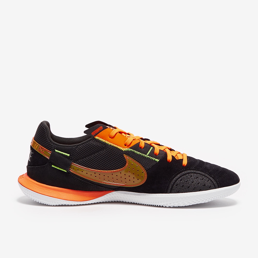 Nike StreetGato - Black/Total Orange/Volt - Mens Soccer Cleats |