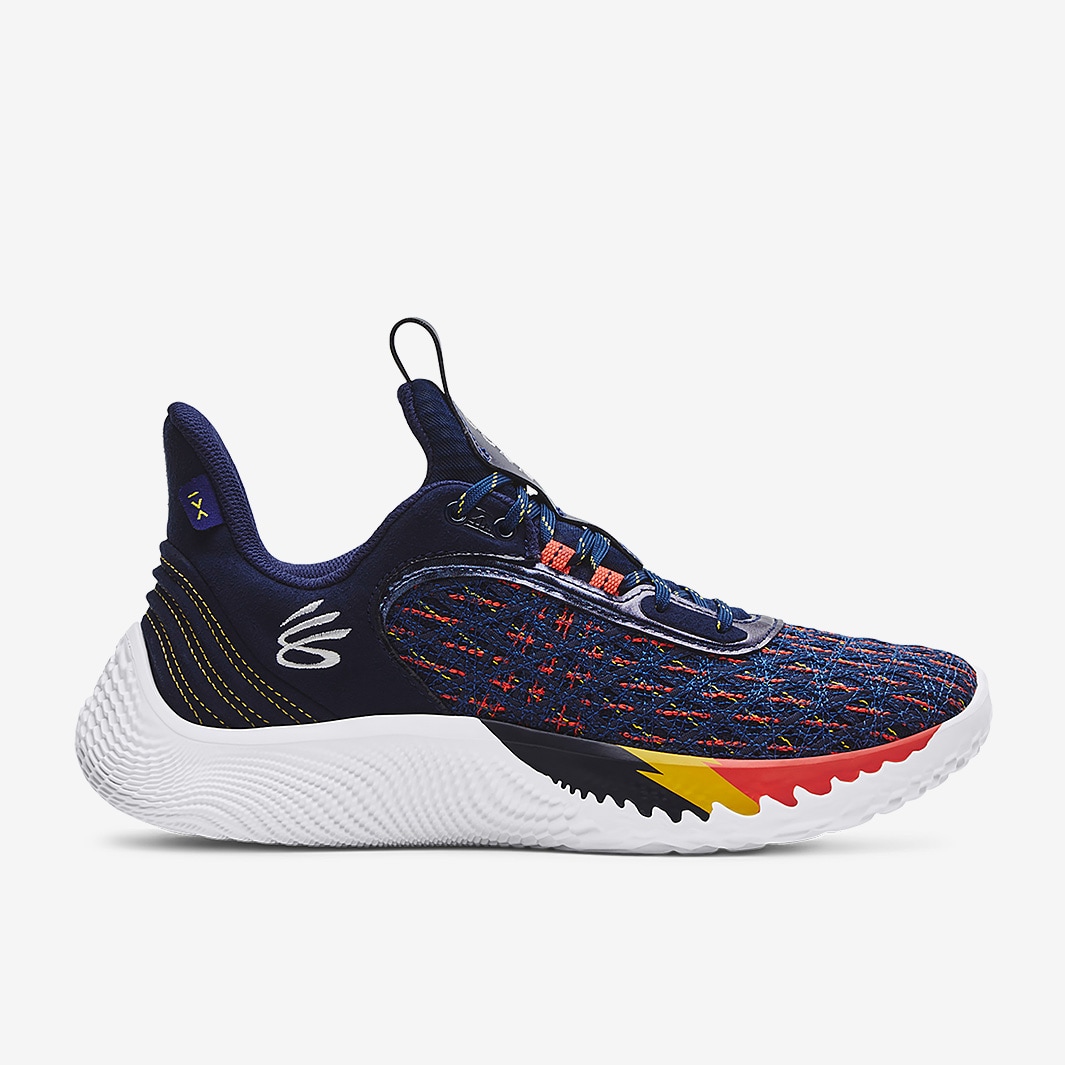 Under Armour Curry 9 - Midnight Navy/Orange/White - Mens Shoes | Pro ...