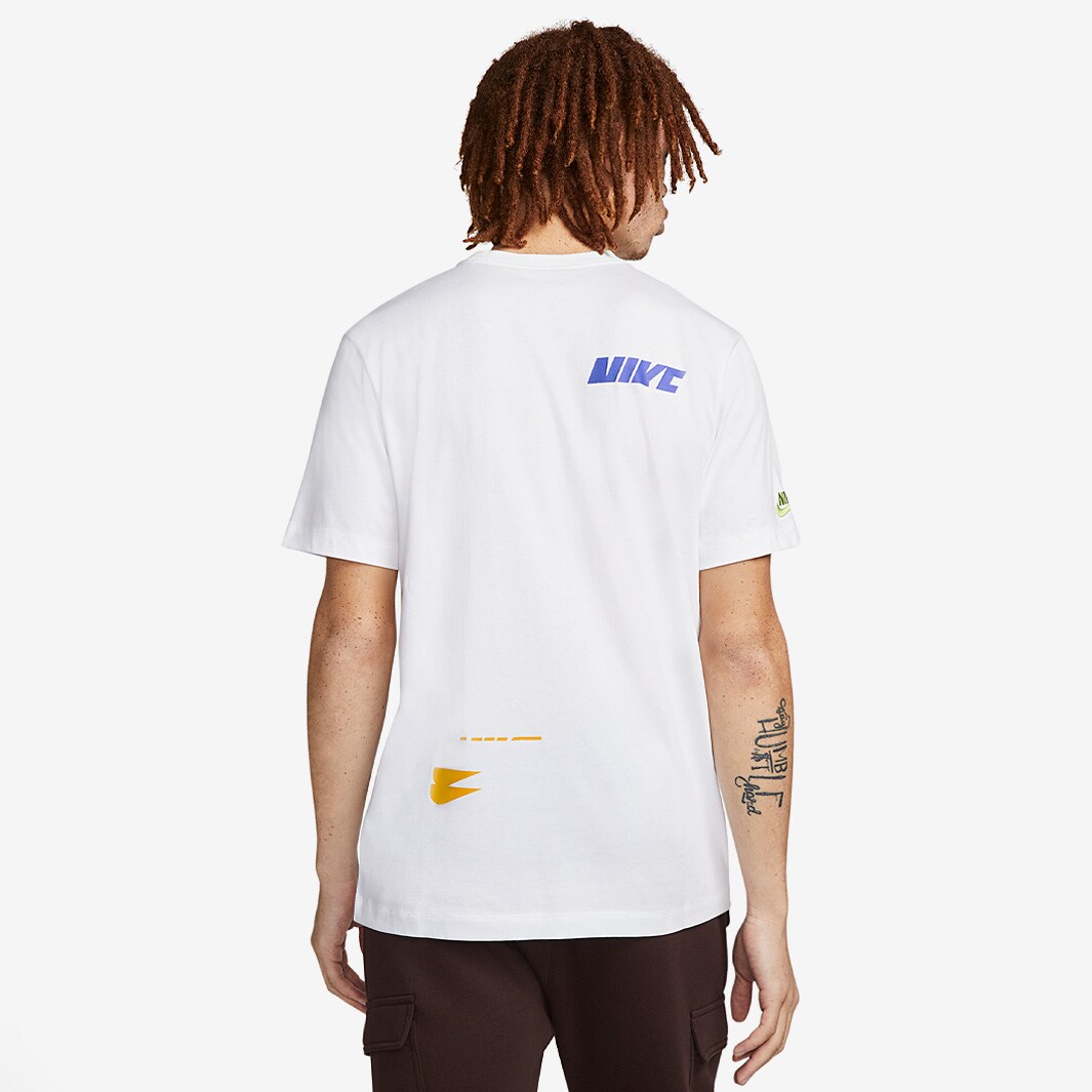 Nike Sportswear Sport Essentials+ TShirt White/Sangria Tops Mens