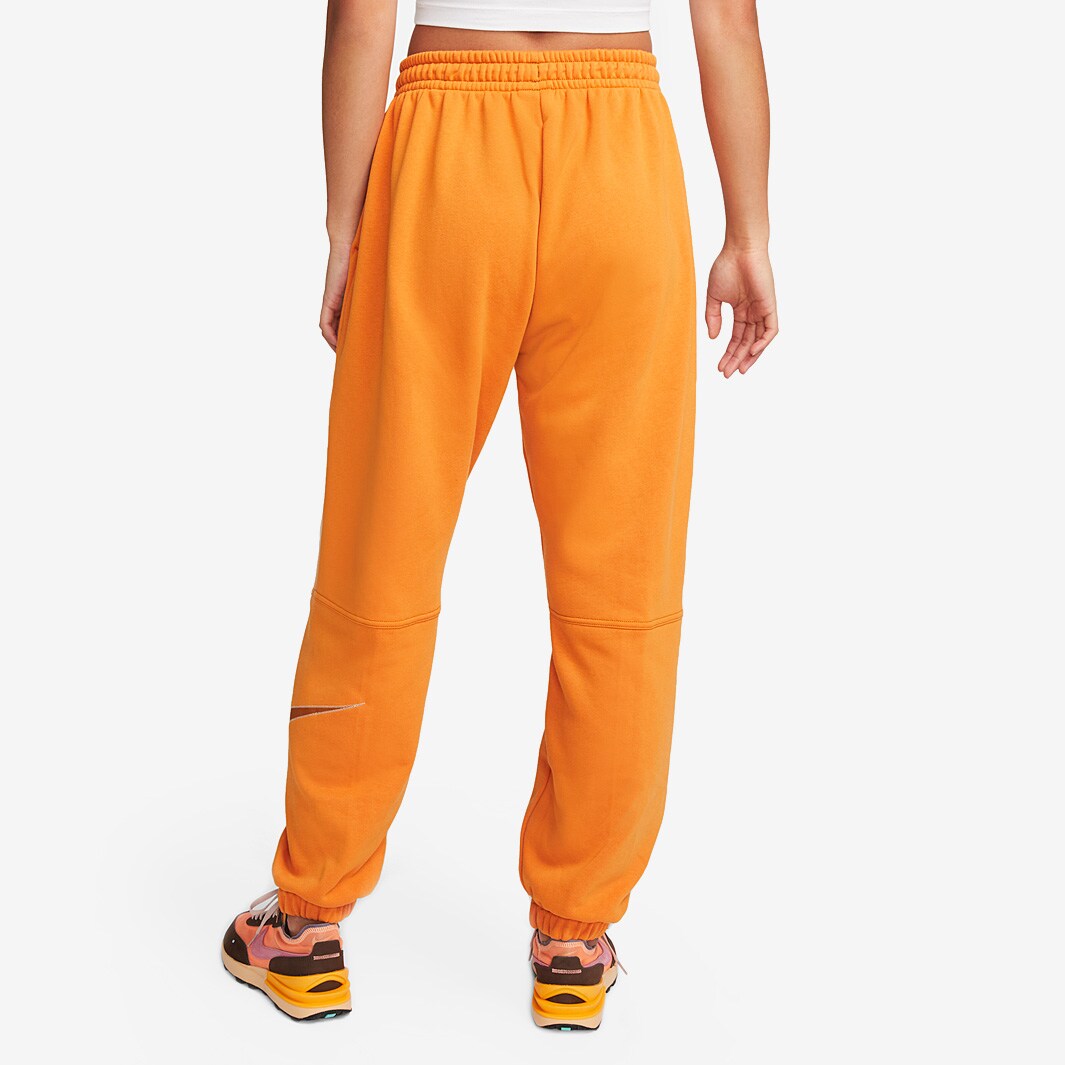 Nike Sportswear Swoosh Womens Fleece Joggers Light Curry/Pearl