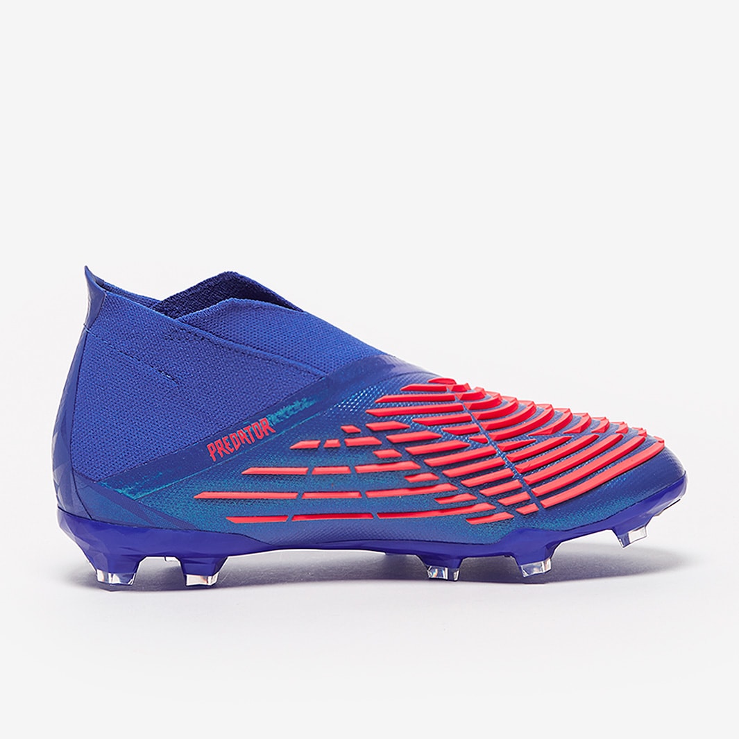 adidas Kids Predator Edge+ FG - Hi-Res Blue/Turbo/Hi-Res Blue - Junior ...