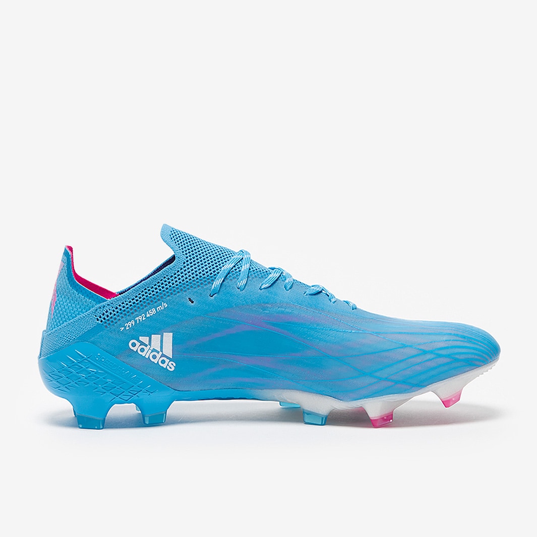 adidas X Speedflow.1 FG - Sky Rush/Team Shock Pink/White - Mens Soccer ...