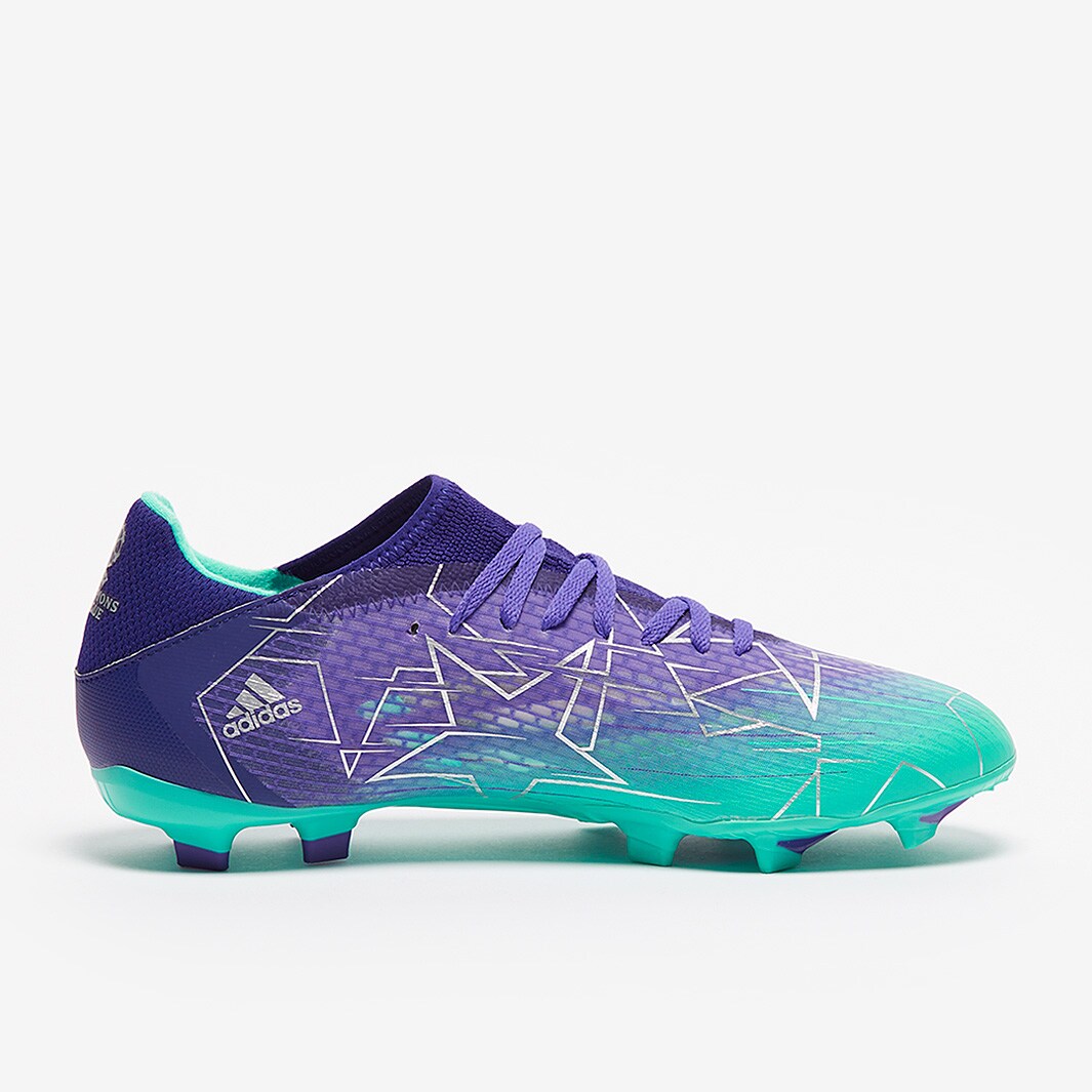 adidas X Speedflow.3 FG - Purple Rush/Silver Metallic/Mint