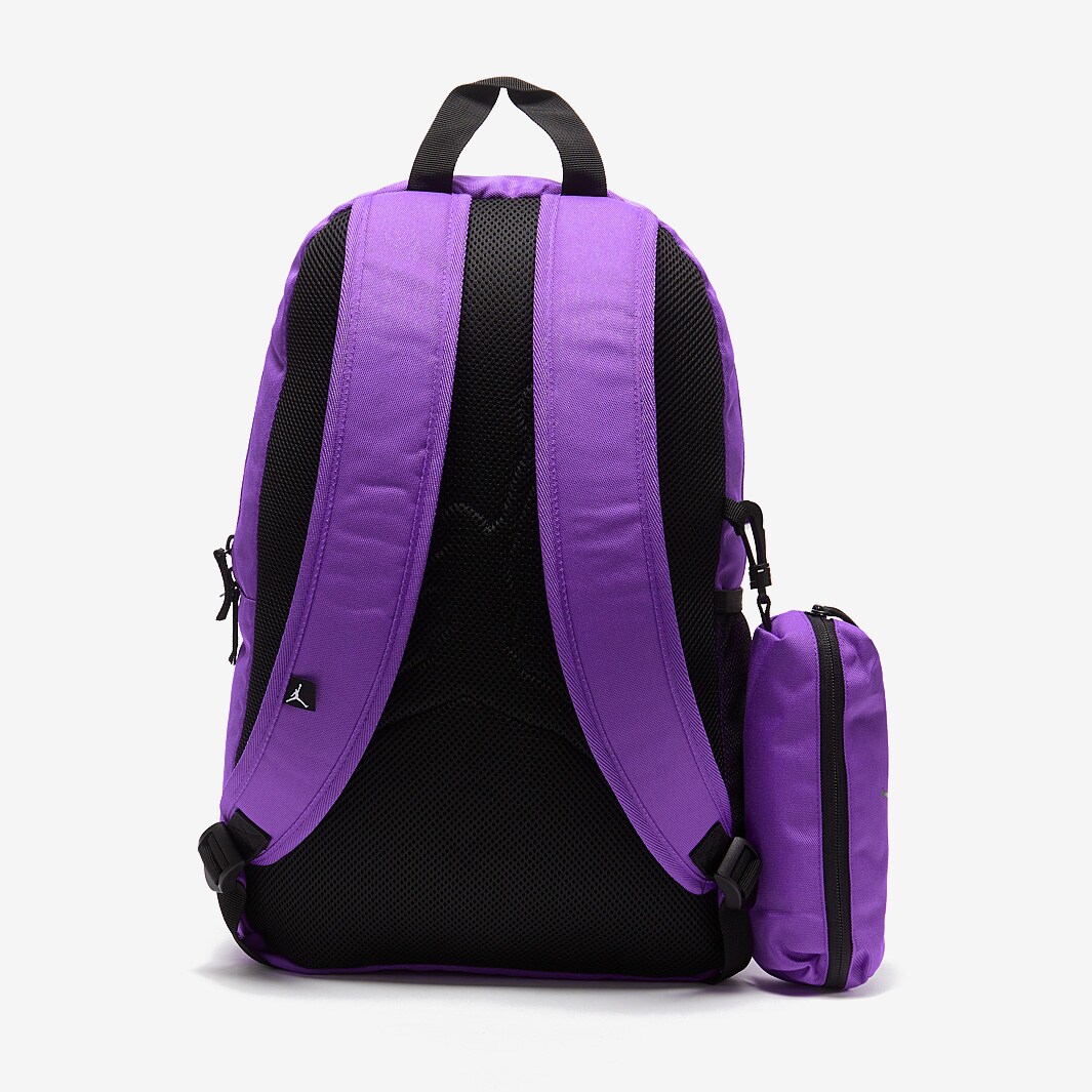 Purple jordan backpack best sale