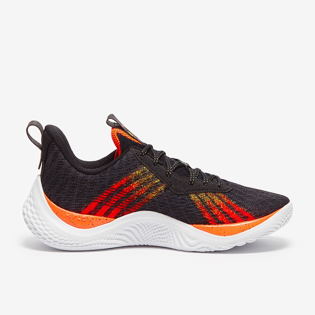 Under Armour CURRY 10 - Black/Bolt Red/Yellow Ray - Mens Shoes | Pro ...