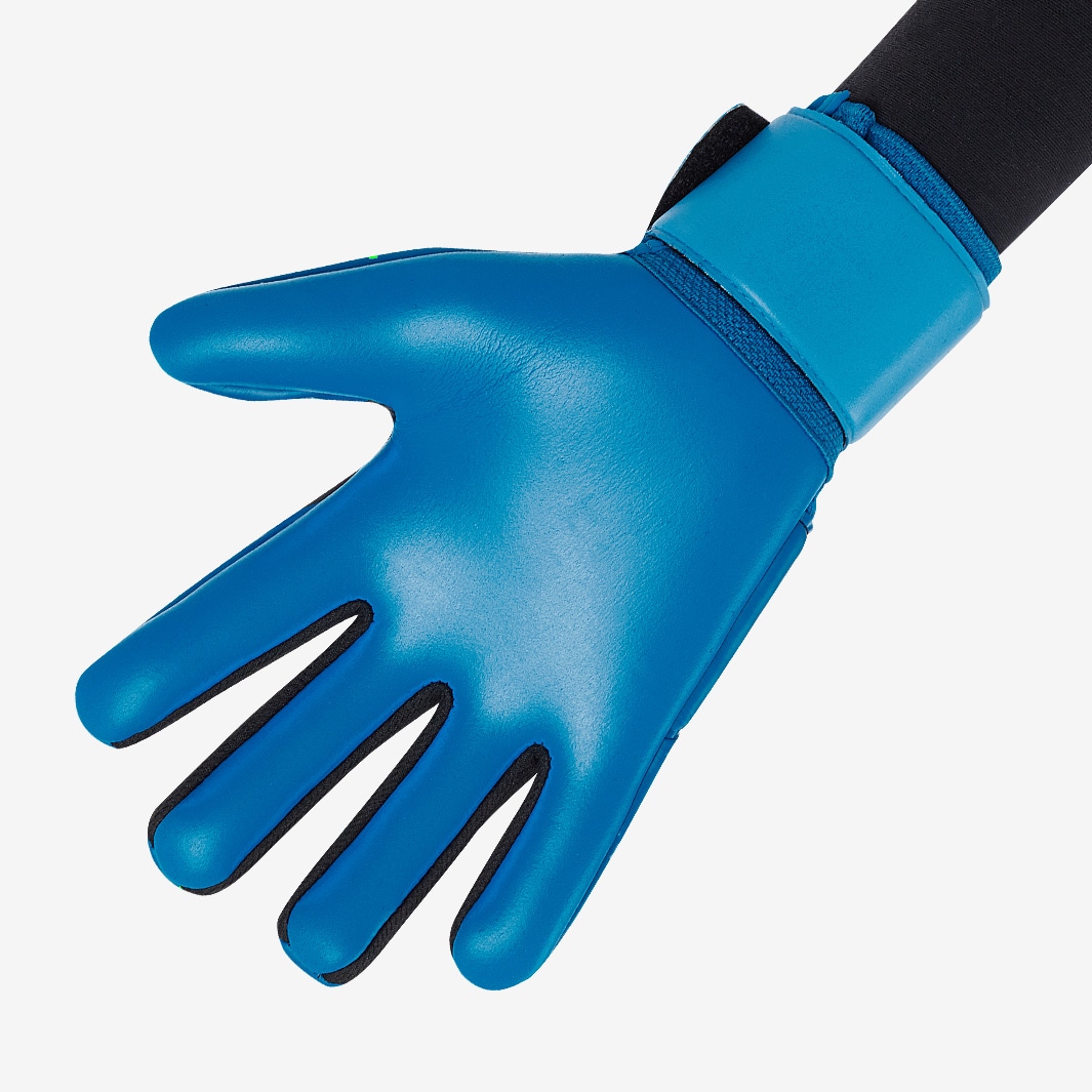 Uhlsport Aquasoft HN Pacific Blue/Black/Fluo Green Mens GK Gloves