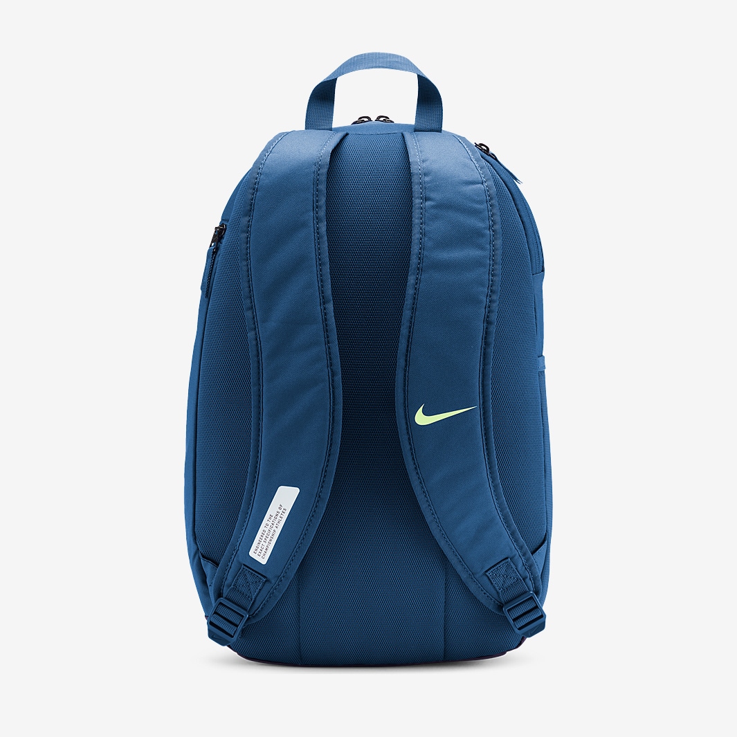 Nike Academy Team Backpack - Dark Marina Blue/Blackened Blue/Volt ...