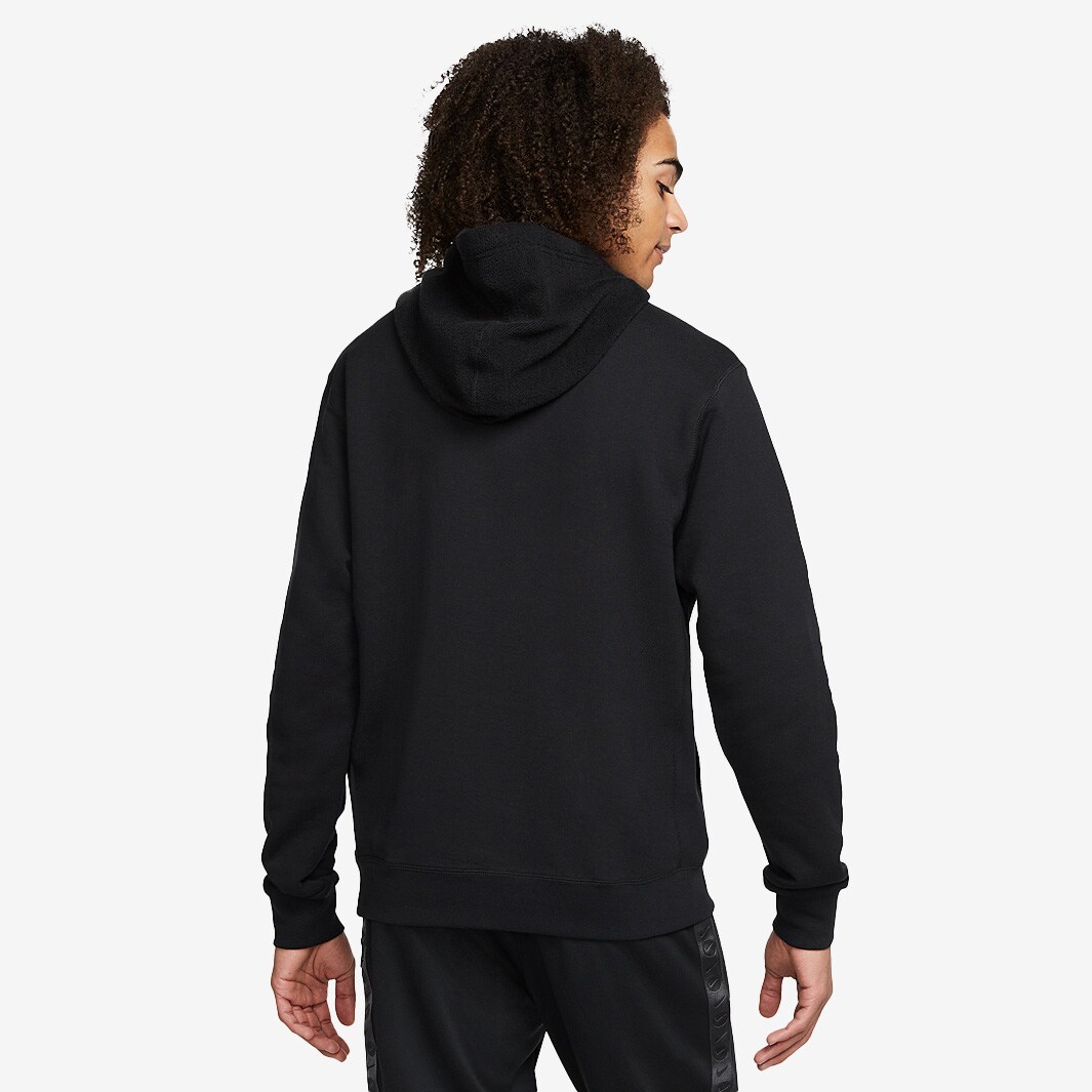 Nike Sportswear Swoosh League French Terry Pullover Hoodie Black/Dk