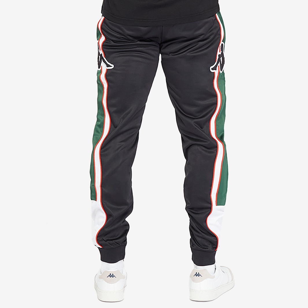Kappa Red Star 22/23 Retro Pants Black/Green/White/Red Mens