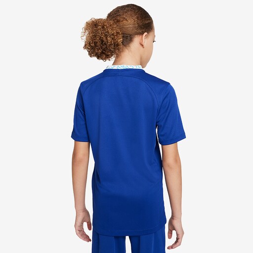 Nike Chelsea 22/23 Kids Home Stadium SS Jersey - Rush Blue/Chlorine Blue/White image 3 |