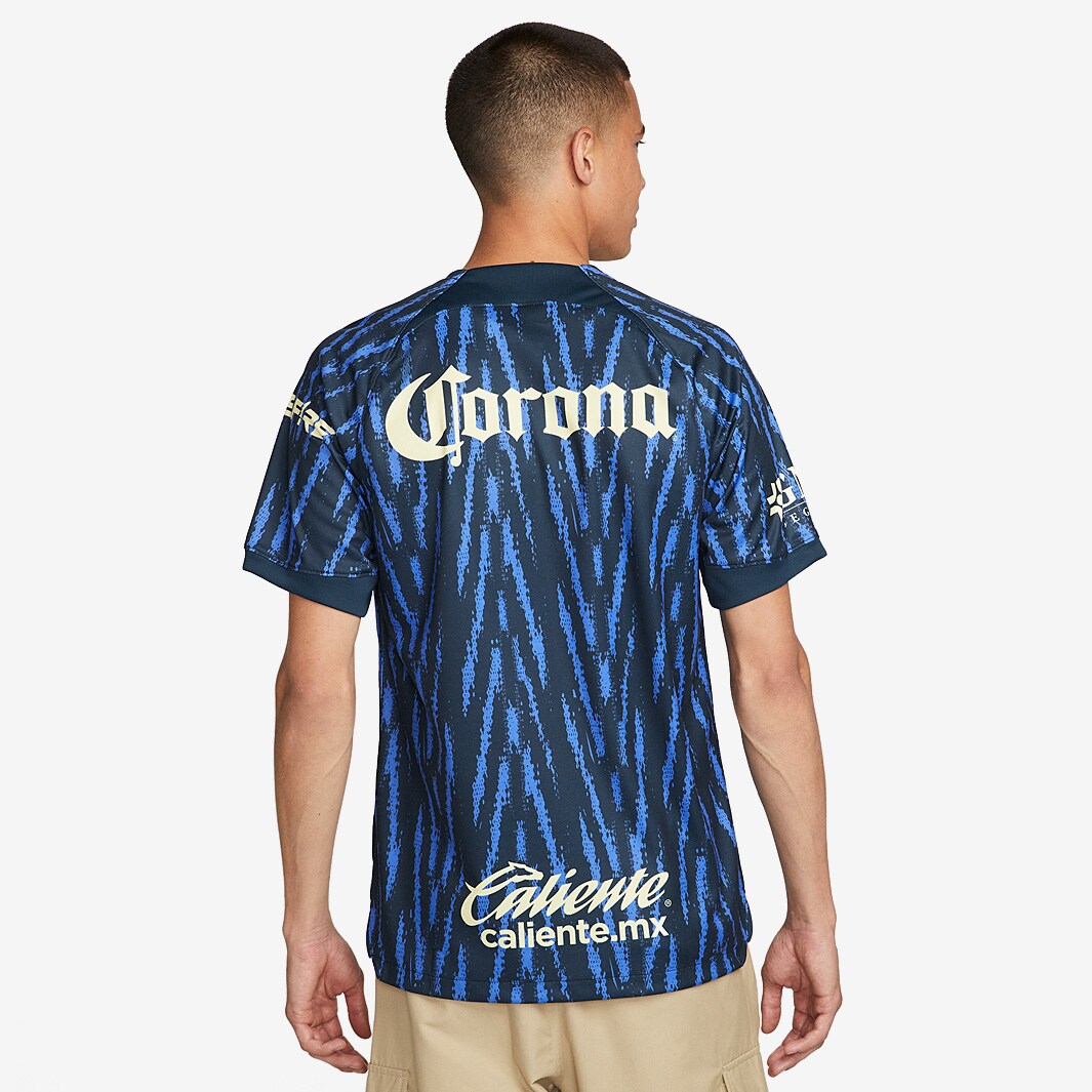 Nike Club America 22/23 Away Stadium SS Jersey - Armory Navy/Lemon