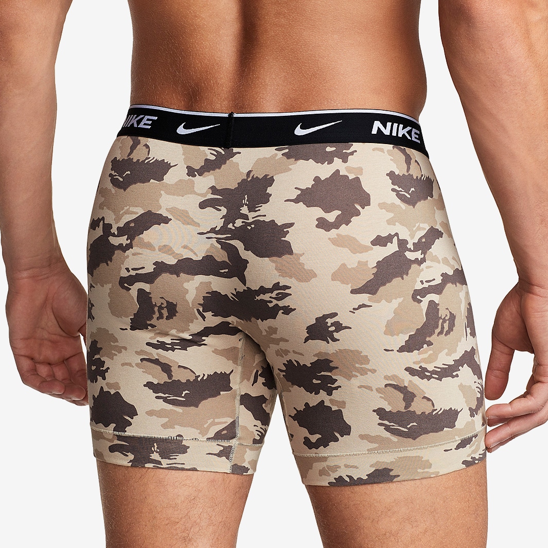Nike Boxer Brief 3 Pack - Khaki Camo/Cargo Khaki/Black - Mens Clothing ...
