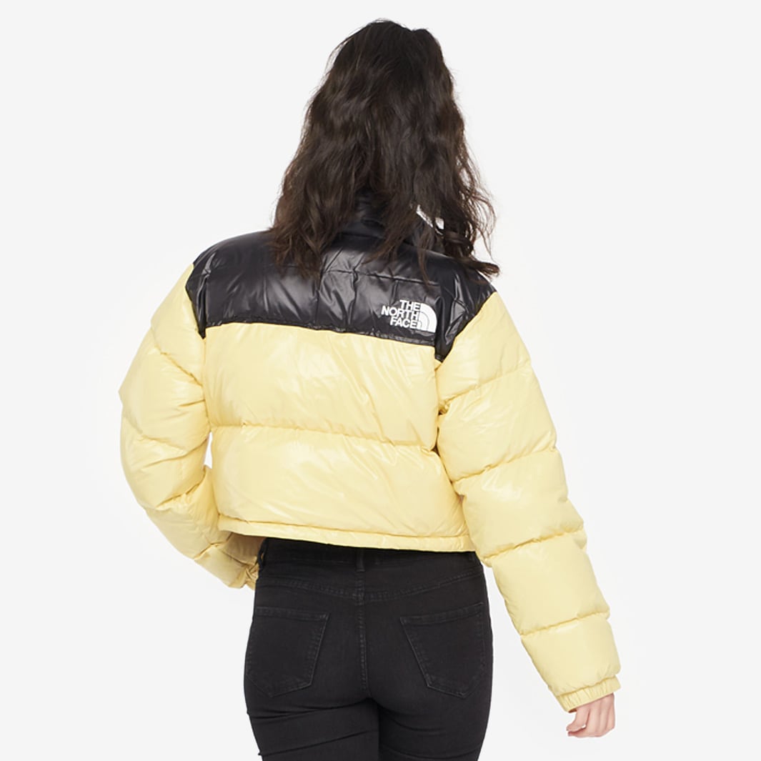 The North Face Womens Nuptse Short Jacket - Cream - Tops The North Face Womens Nuptse Short Jacket - Cream - Tops