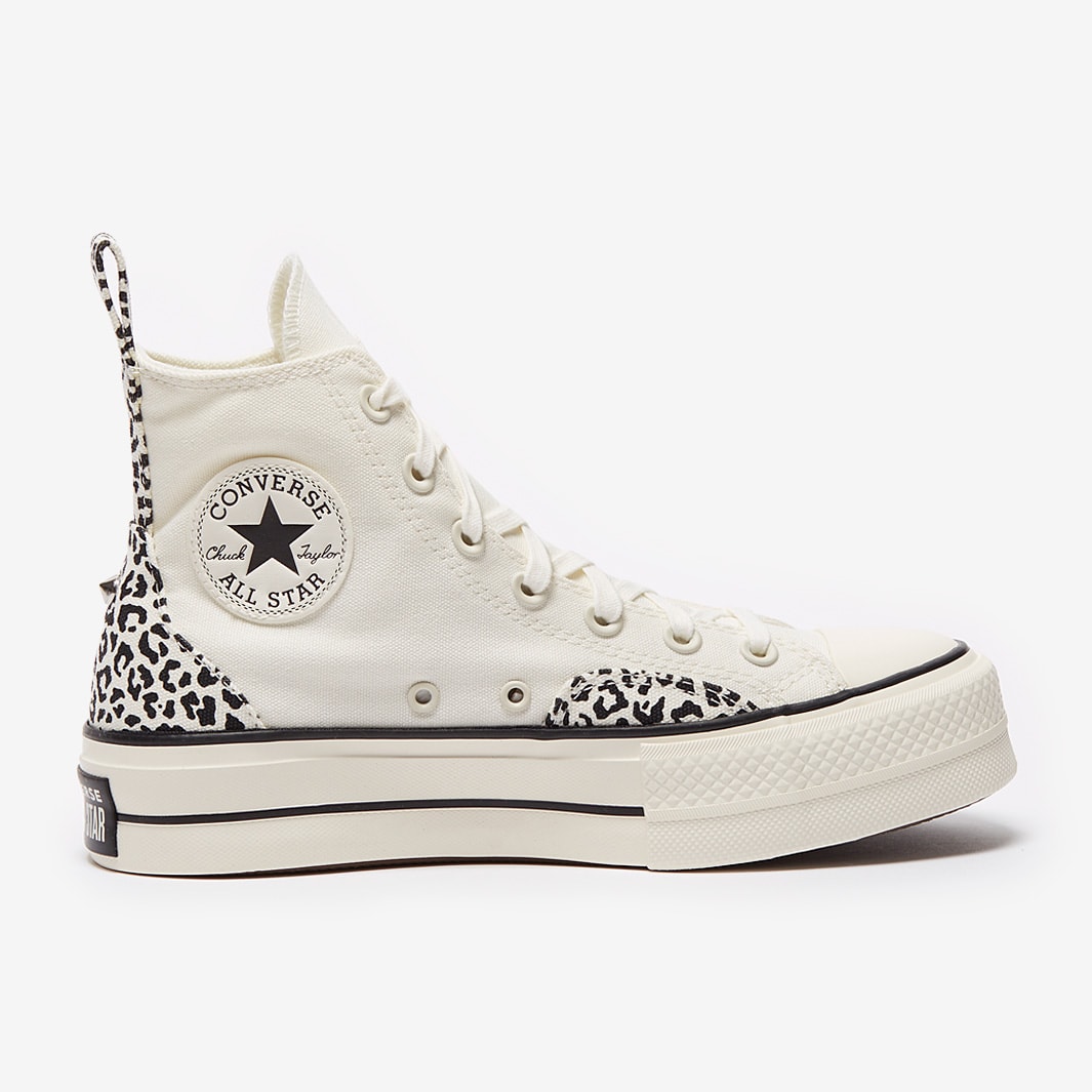 Converse Womens Chuck Taylor All Star Lift Egret Black Egret Trainers Womens Shoes