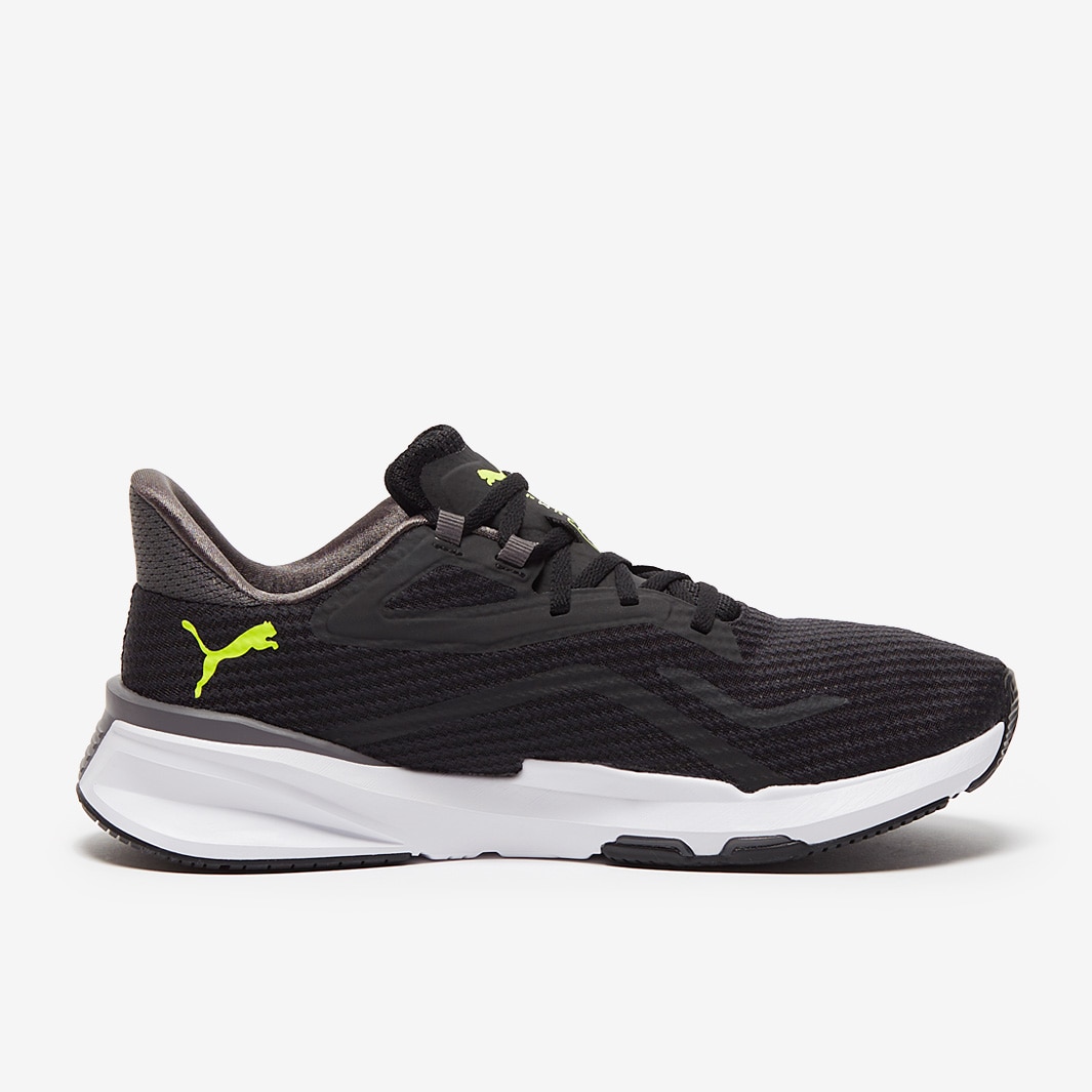 Puma PWRFrame TR - Puma Black-Castlerock-Lime Squeeze - Mens
