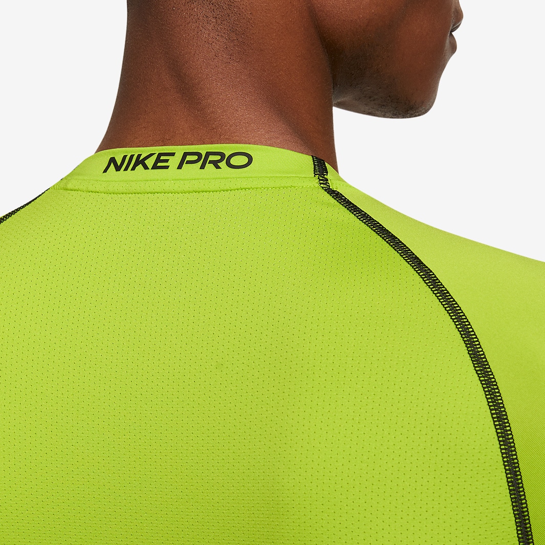 Nike Pro DRI-FIT Tシャツ L ライムグリーン Nike Pro DRI-FIT Tシャツ L ライムグリーン - メルカリ
