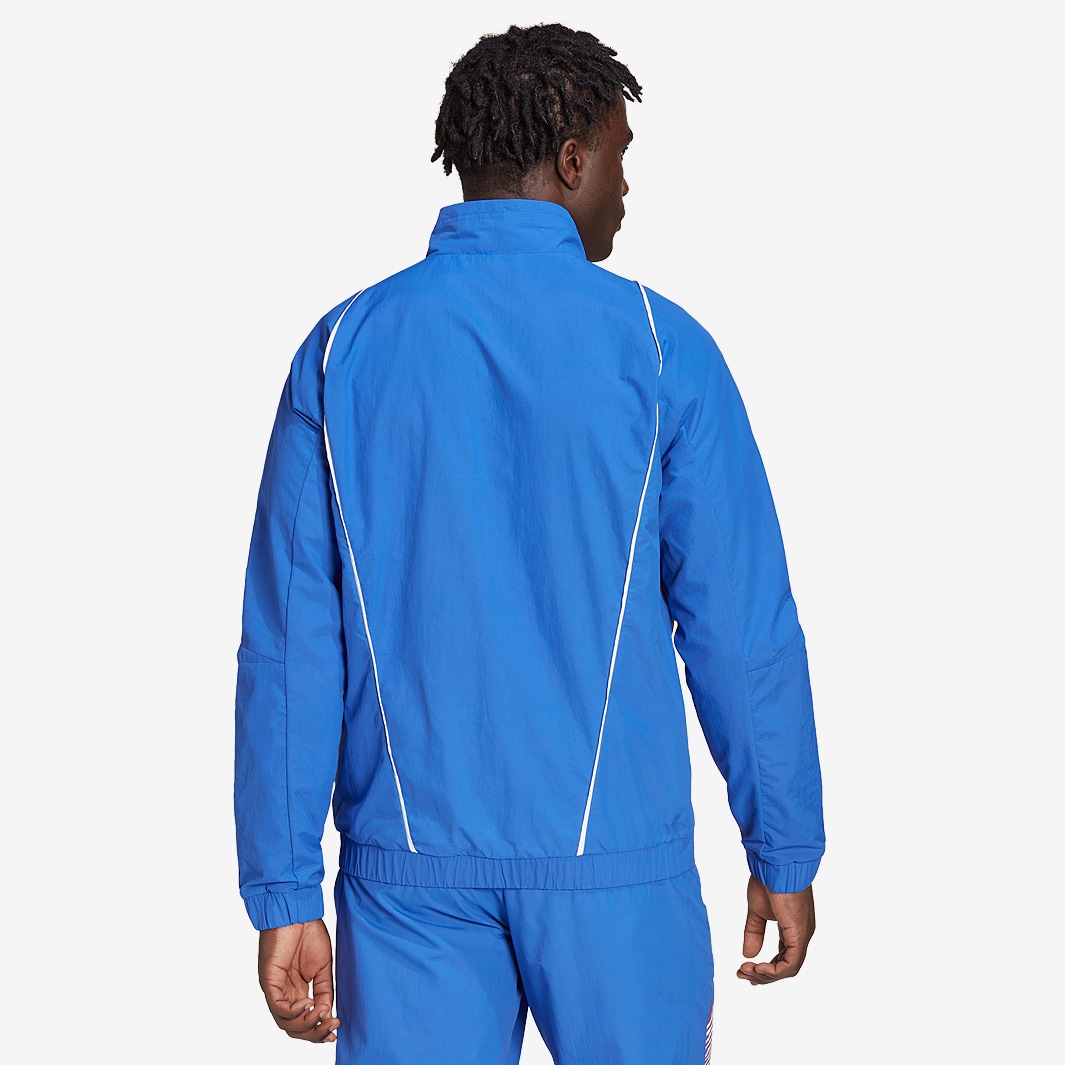 adidas Japan 2022 Travel Jacket - Hi-Res Blue S18 - Mens Replica